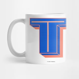 T initial Mug